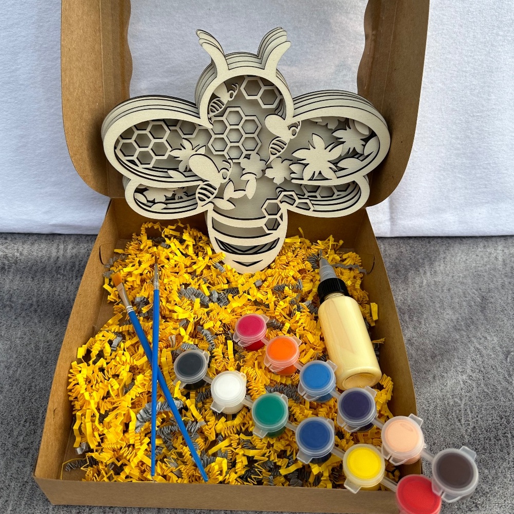 Bumble Bee - Paint Kit - Handmade